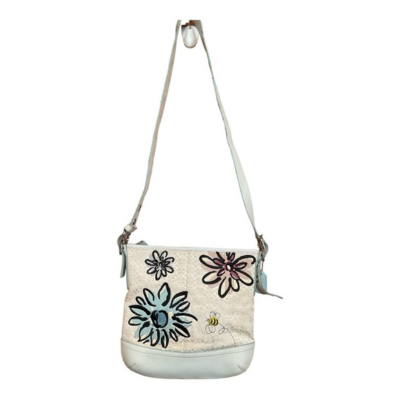 Coach Floral Bee Bag M0669-F10871 - Picture 1 of 16
